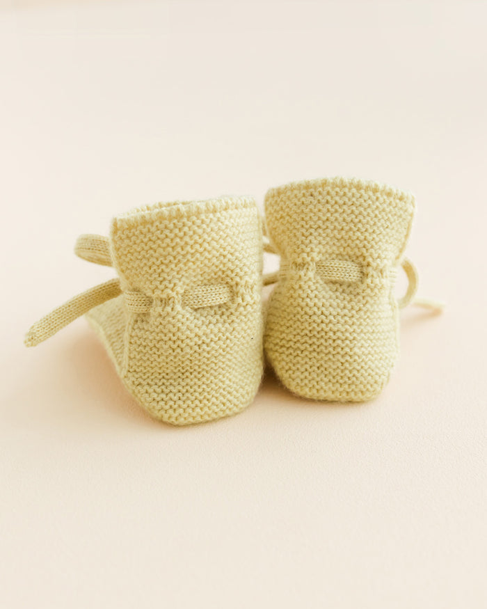 Booties 0-9m - Light Yellow