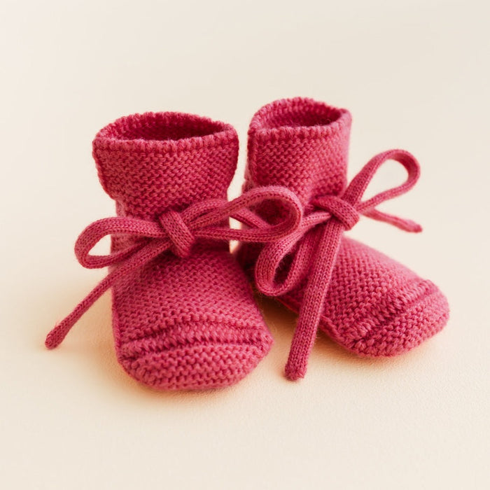 Booties 0-9m - lollipop