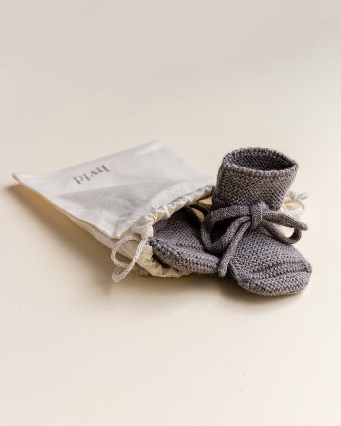 Booties 0-9m - Otter