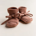 Booties 0-9m - Terracotta