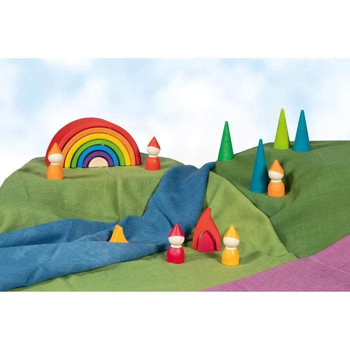 BOUWBLOKKEN - KLEINE REGENBOOG