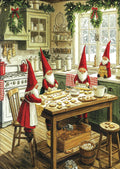 Boxed cards, Gnomes Baking Cookies