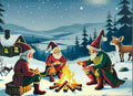 Boxed cards, Gnomes by the Fire