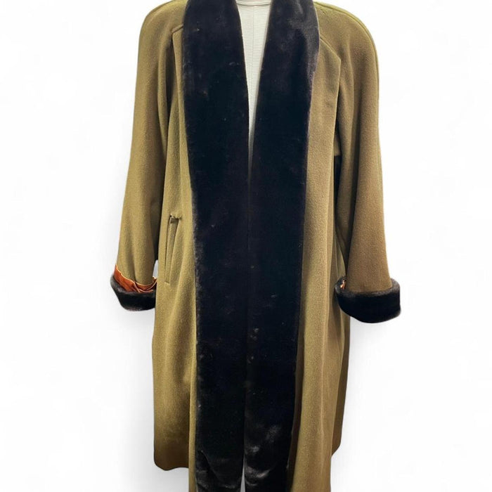 Braefair brown wool coat