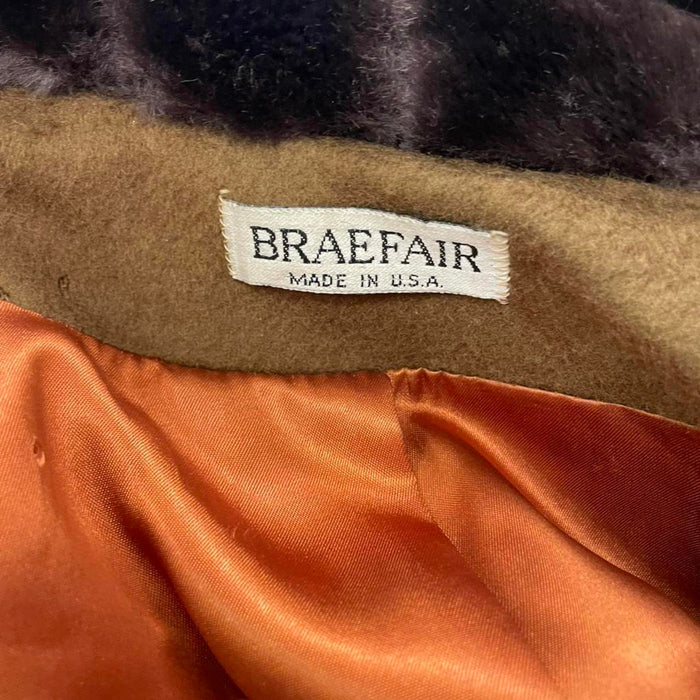 Braefair brown wool coat