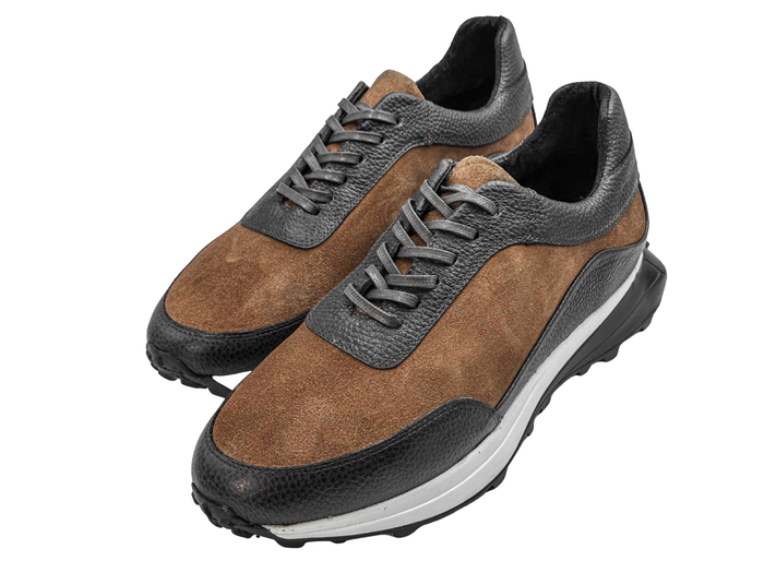 BROWN SUEDE LONDON