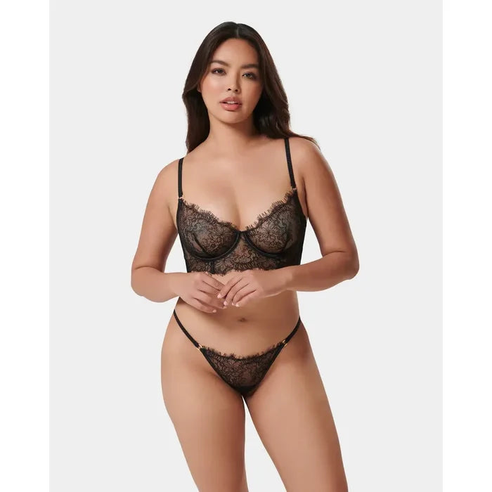Camelia Wired Bra in Black