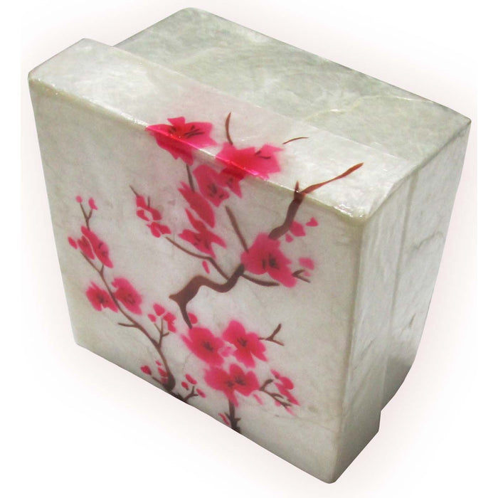 Capiz Shell Trinket Box, ", Cherry Blossom