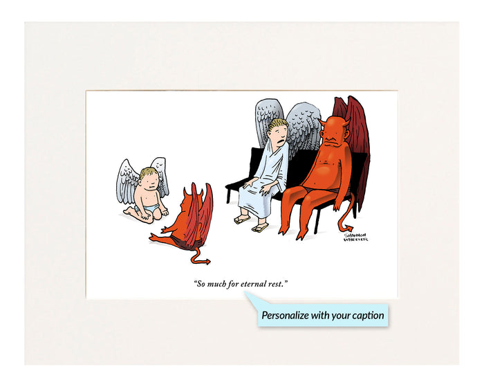 Caption Contest 155 (Personalized) Cartoon Print
