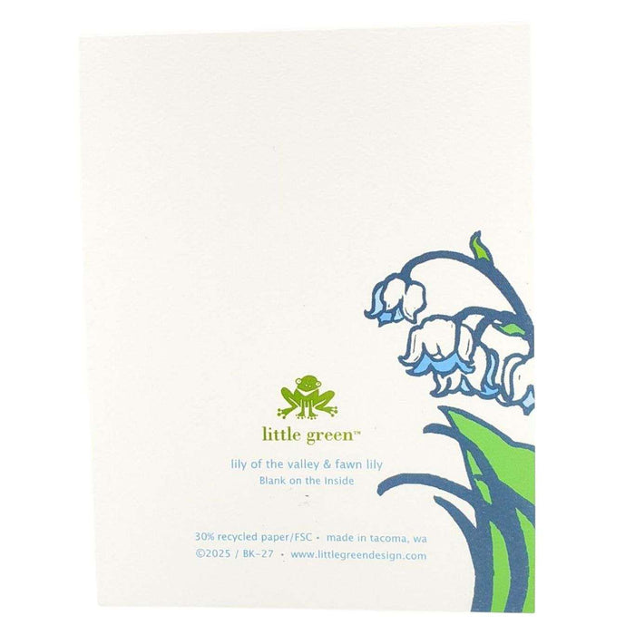 Card - All Occasion - Spring Lily of the Valley by Little Green