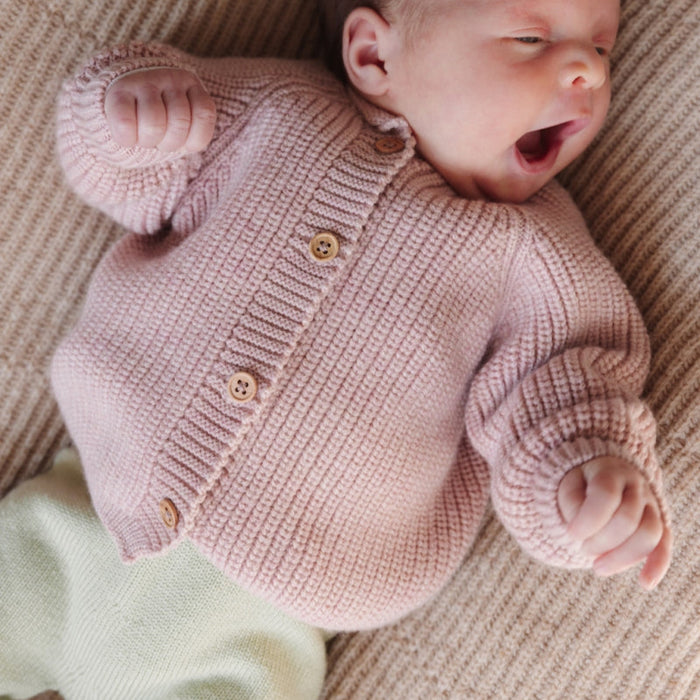 CARDIGAN INGA - powder