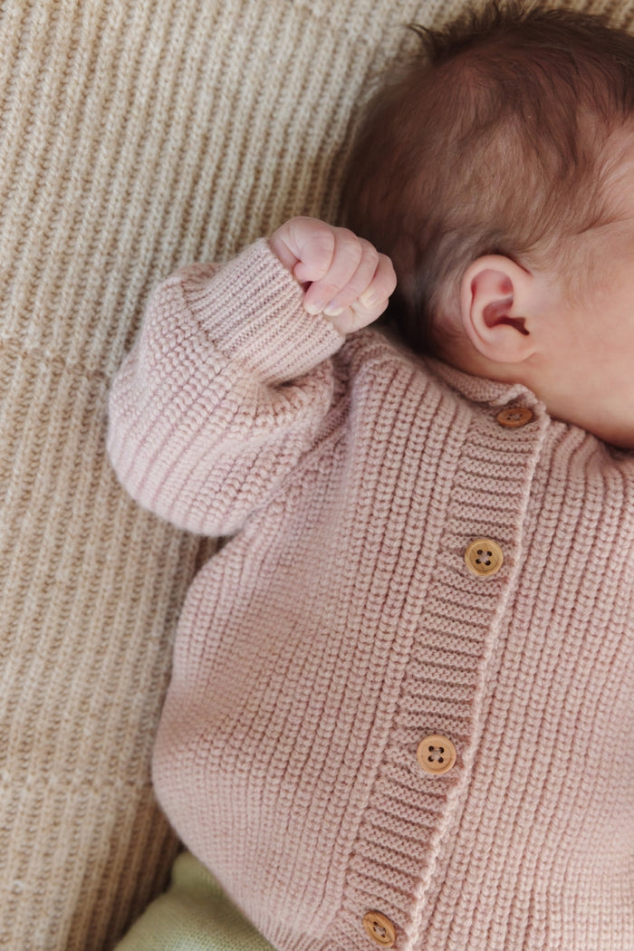 CARDIGAN INGA - powder