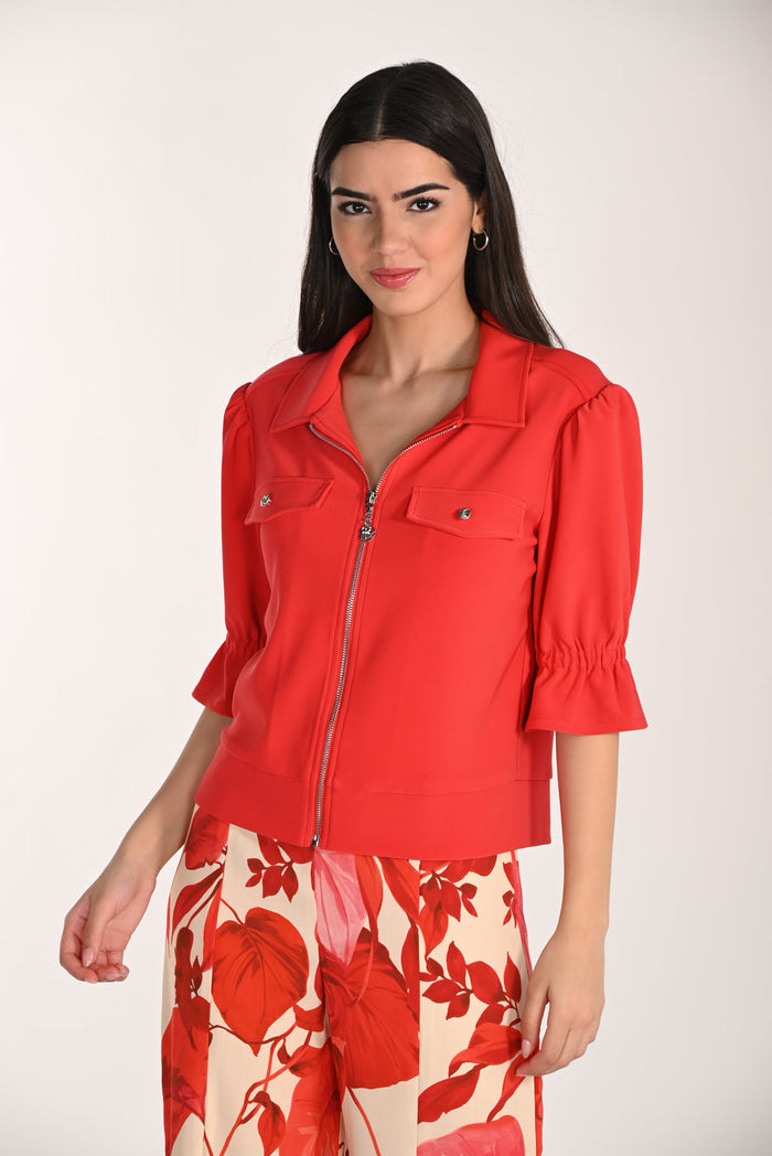 Casual Zipped Jacket (Lust)