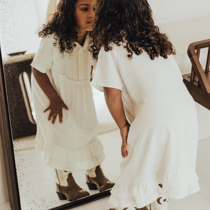 CHINO DRESS WOVEN LINEN