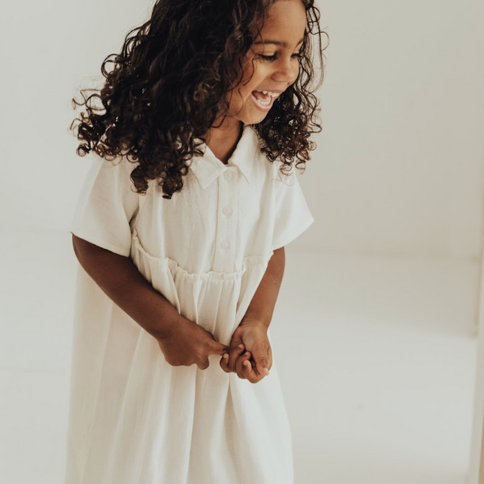 CHINO DRESS WOVEN LINEN