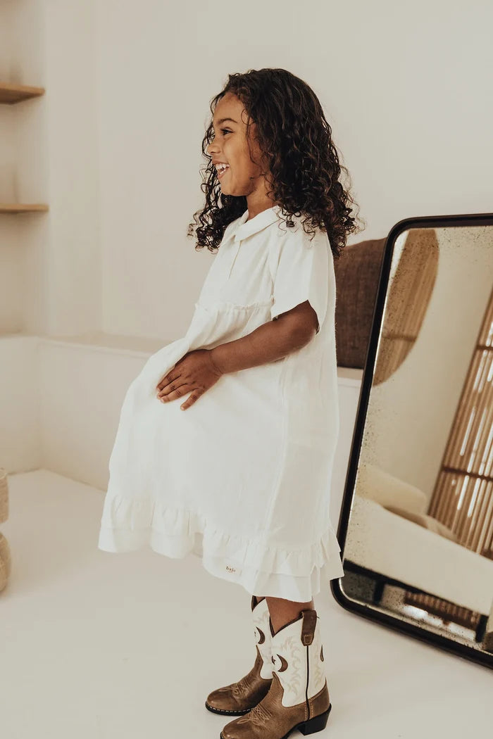 CHINO DRESS WOVEN LINEN