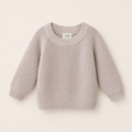 chunky knit beige - baby