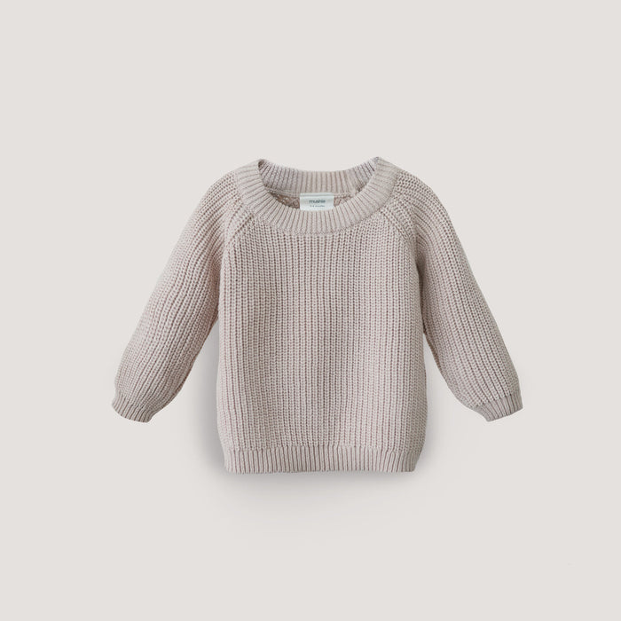 chunky knit beige - baby