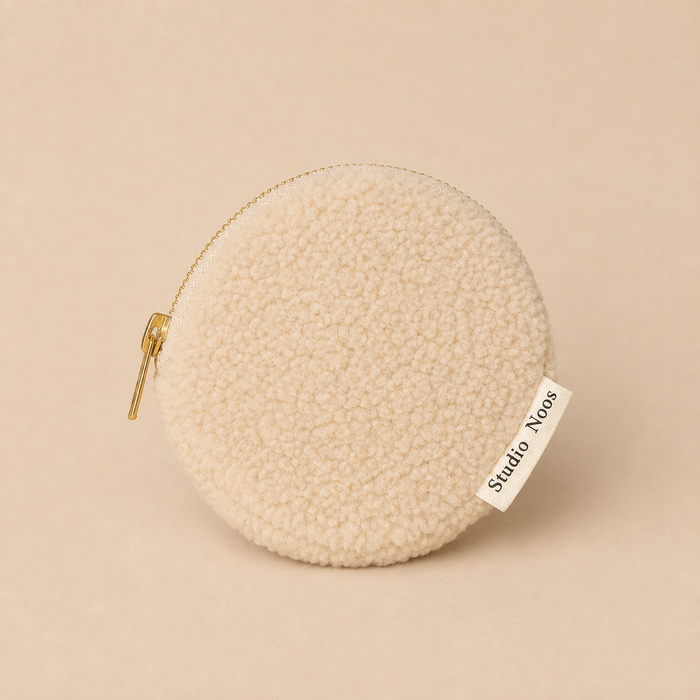 Chunky wallet - teddy ecru