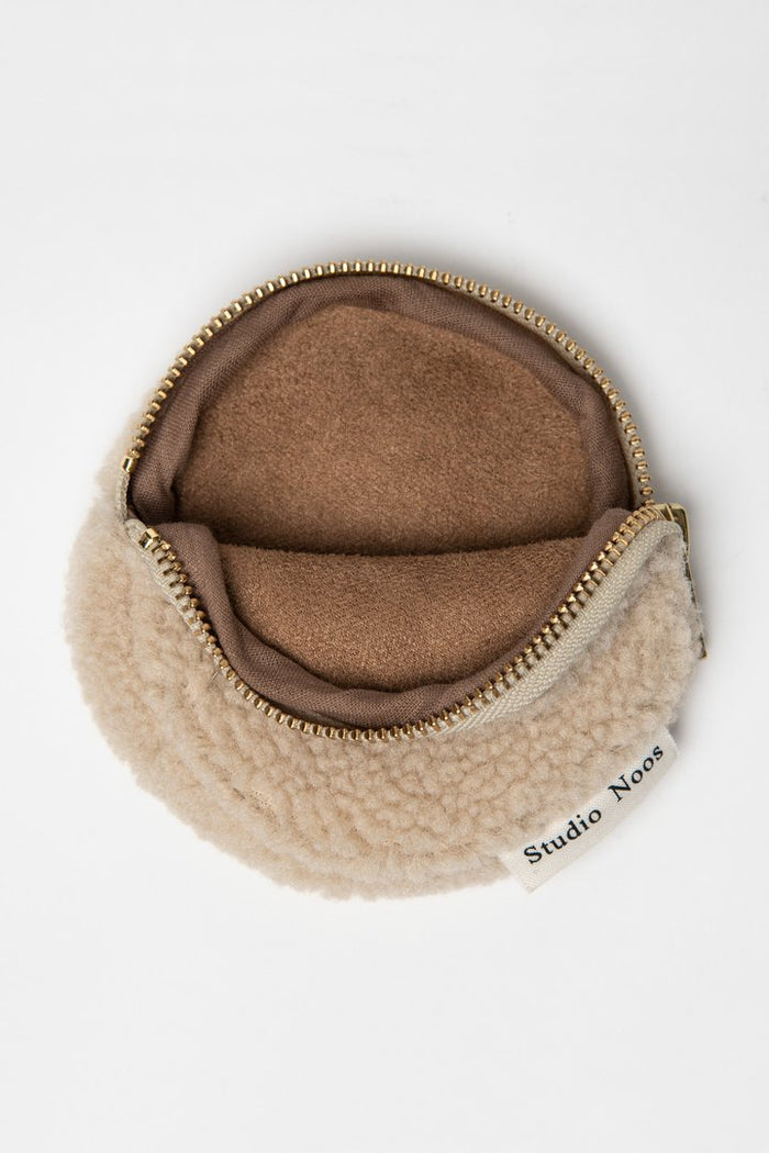 Chunky wallet - teddy ecru