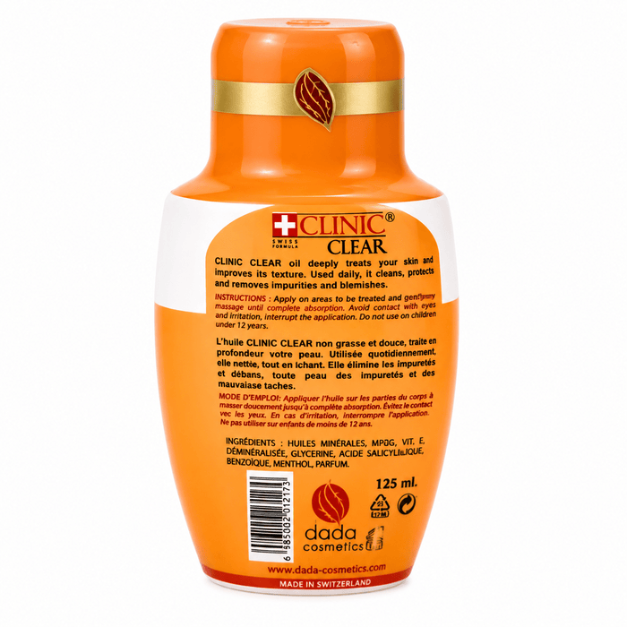Clinic Clear Whitening Body Oil | 125ml Skin Care Oil - Yado African & Caribbean Market