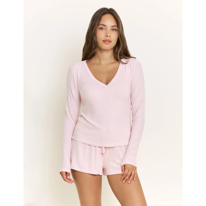 Cloud Modal Short in Heather Rose Quartz