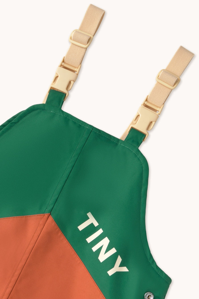 Color Block Snow Dungarees - KIDS