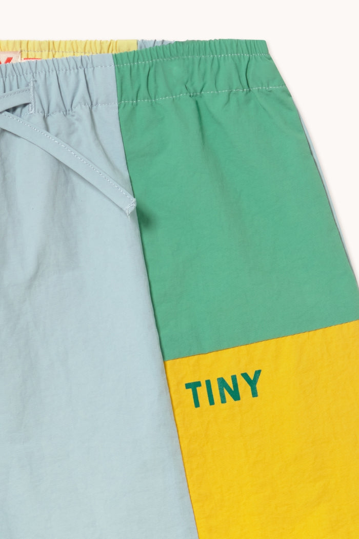 Color Block Woven Shorts - KIDS