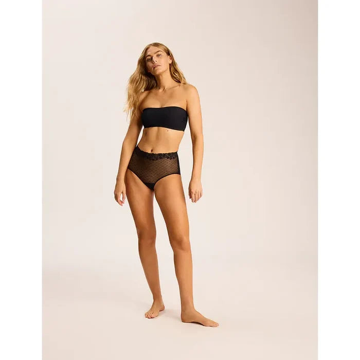 Commando Double Take Lace Bandeau in Black