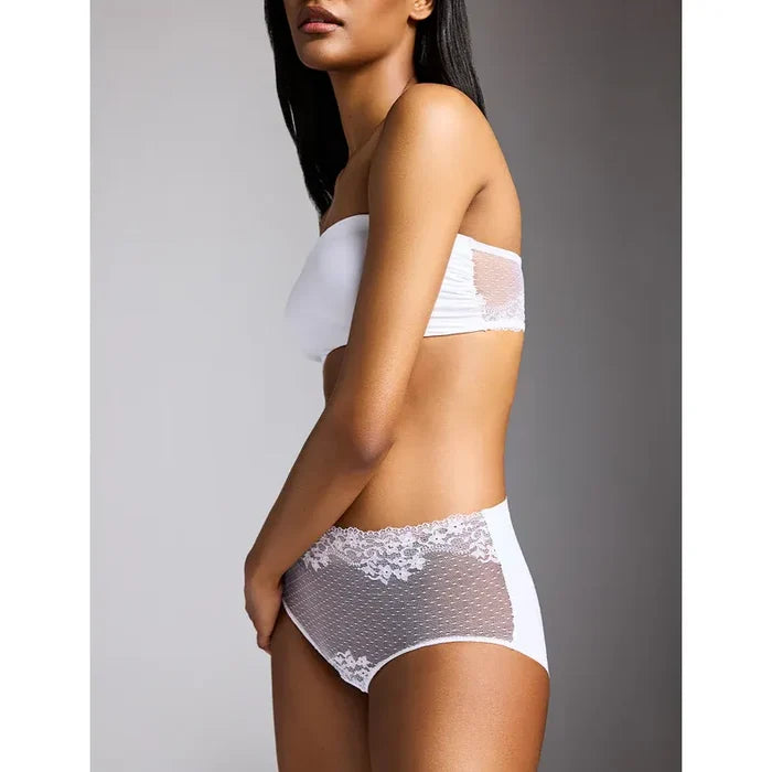 Commando Double Take Lace Bandeau in White