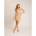 Commando Two-Faced Tech High Rise Half Slip in Beige