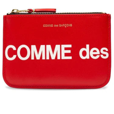 Comme Des Garcons Wallet Huge Logo Wallet - Red SA8100HL