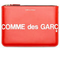 Comme Des Garcons Wallet Huge Logo Wallet - Red SA8100HL