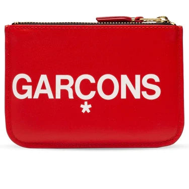 Comme Des Garcons Wallet Huge Logo Wallet - Red SA8100HL