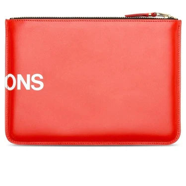 Comme Des Garcons Wallet Huge Logo Wallet - Red SA8100HL