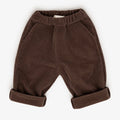 CORDUROY TROUSERS CHOCOLATE - BABY&KIDS