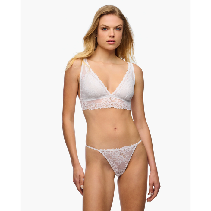 Cosabella Carmela Plunge Bralette in White