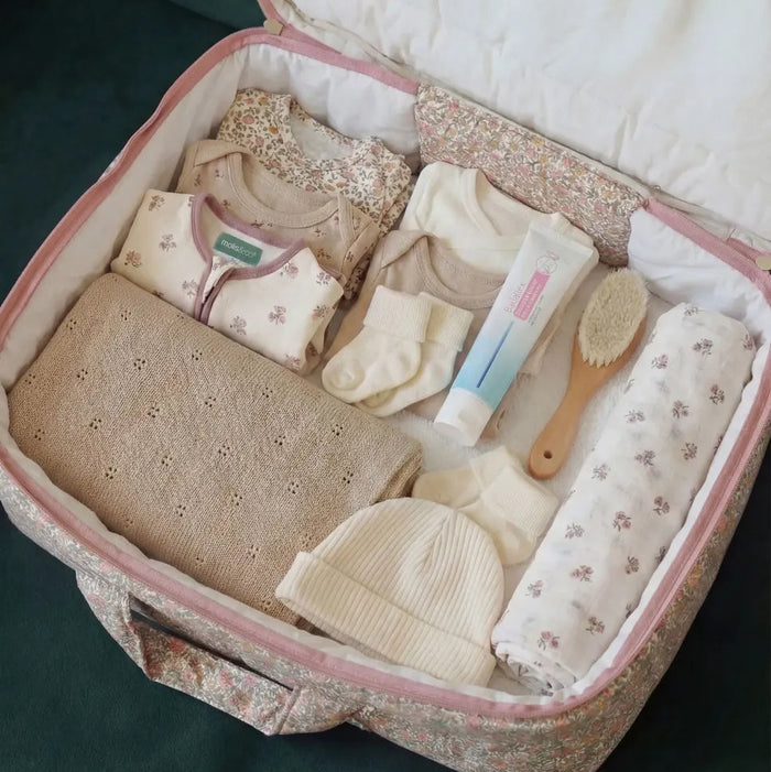 COTTON TRAVEL BAG - PEONY