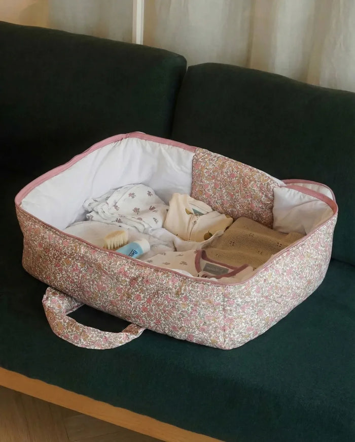 COTTON TRAVEL BAG - PEONY