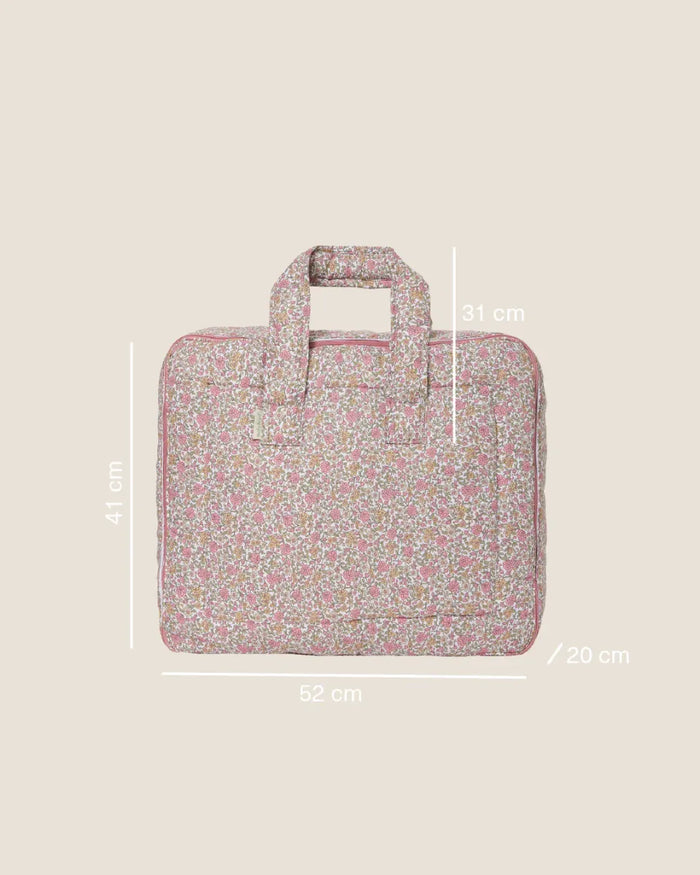 COTTON TRAVEL BAG - PEONY