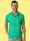Course Cruiser Men's Knit Short Sleeve Performance Polo