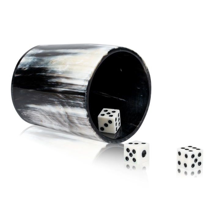 Cow Horn Dice Shaker