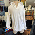 Cream republic blues quarter zip