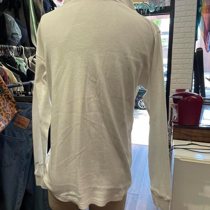 Cream republic blues quarter zip