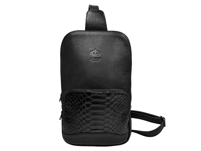 CROSSBODY PITON NEGRO