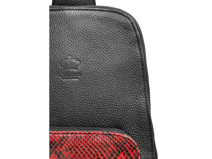 CROSSBODY PITON ROJO