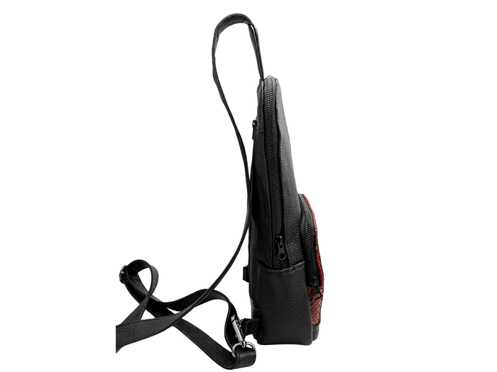 CROSSBODY PITON ROJO