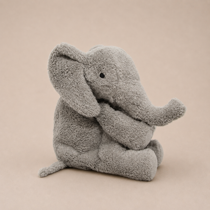 CUDDLY + HEAT PILLOW ELEPHANT SMALL