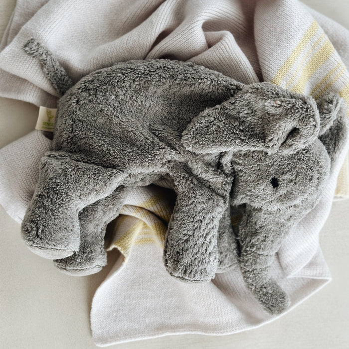 CUDDLY + HEAT PILLOW ELEPHANT SMALL