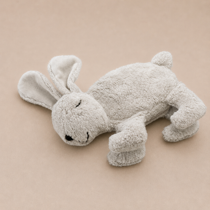 CUDDLY + HEAT PILLOW RABBIT SMALL - WHITE